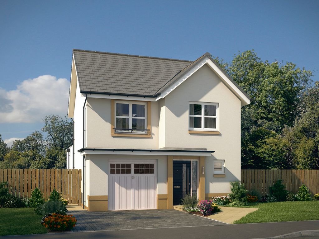 New home, 3 bed detached house for sale in "The Newton" at Cochrina Place, Rosewell EH24, £335,000
