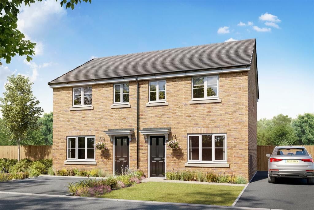 New home, 3 bed semi-detached house for sale in Moss Nook Drive, Grimsargh, Lancashire PR2, £102,500