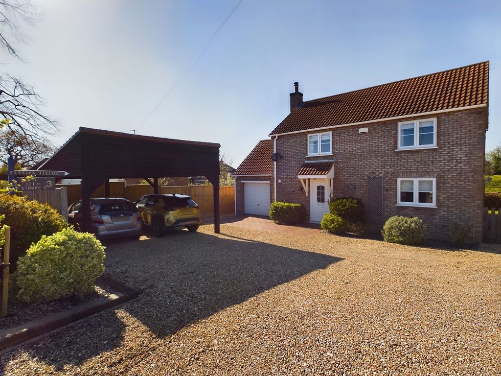 3 bed detached house for sale in Silt Road, Nordelph, Downham Market PE38, £350,000