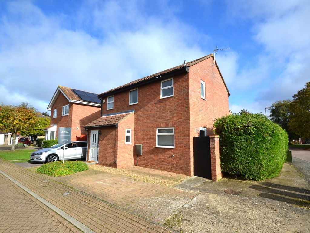 3 bed detached house for sale in Blakes Way, Eaton Socon, St. Neots PE19, £350,000