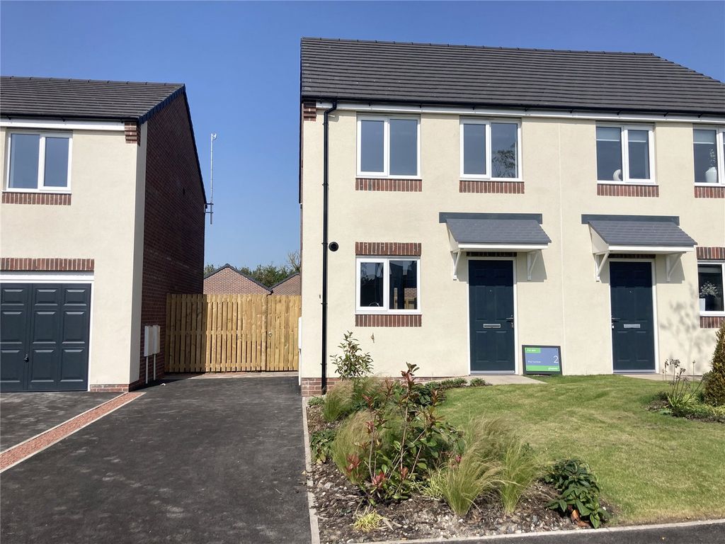 New home, 3 bed semi-detached house for sale in Barley Meadows, Abbeytown, Wigton, Cumbria CA7, £179,995