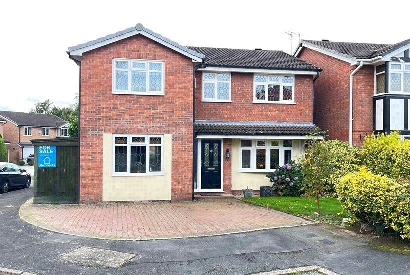 4 bed detached house for sale in Melton Way, Radbrook, Shrewsbury, Shropshire SY3, £450,000