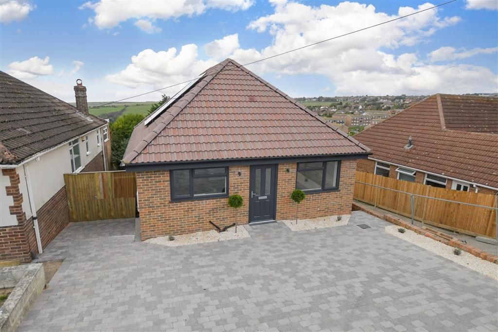 New home, 3 bed detached bungalow for sale in Downs Valley Road, Woodingdean, Brighton, East Sussex BN2, £550,000