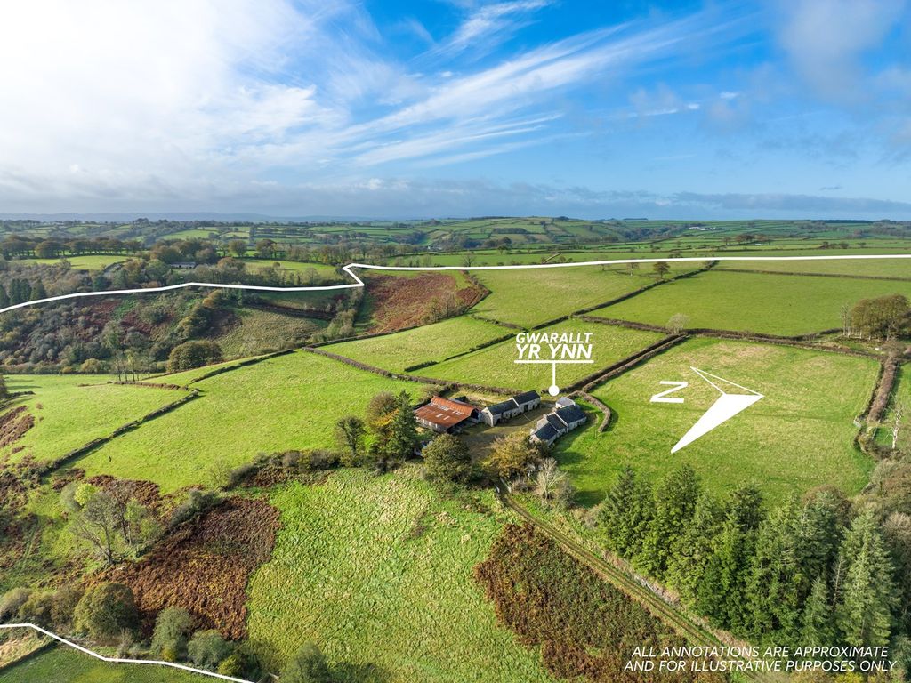 Land for sale in Pontsian, Llandysul SA44, £525,000