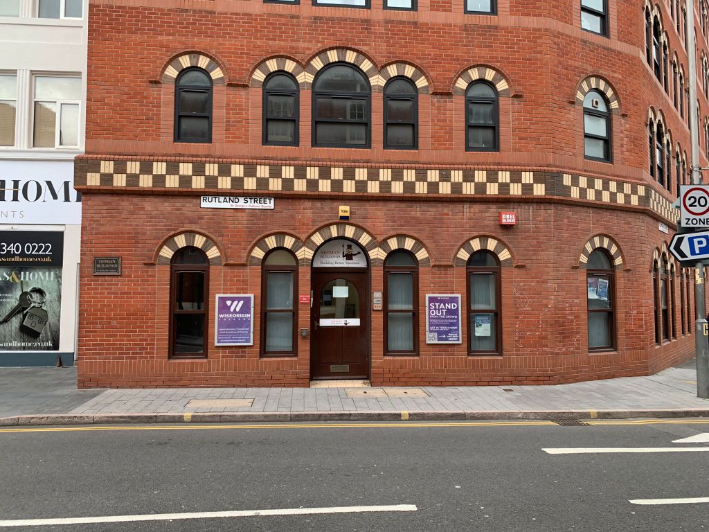 Office to let in Yeoman Building, 18 Rutland Street, Leicester LE1, £18,000 pa