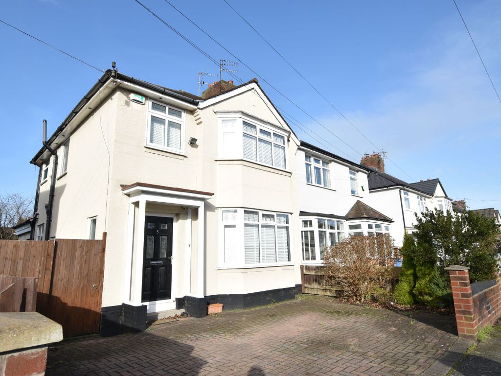 3 bed semi-detached house for sale in Childwall Mount Road, Childwall, Liverpool L16, £375,000