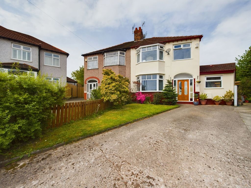 3 bed semi-detached house for sale in Rockside Road, Mossley Hill, Liverpool. L18, £440,000