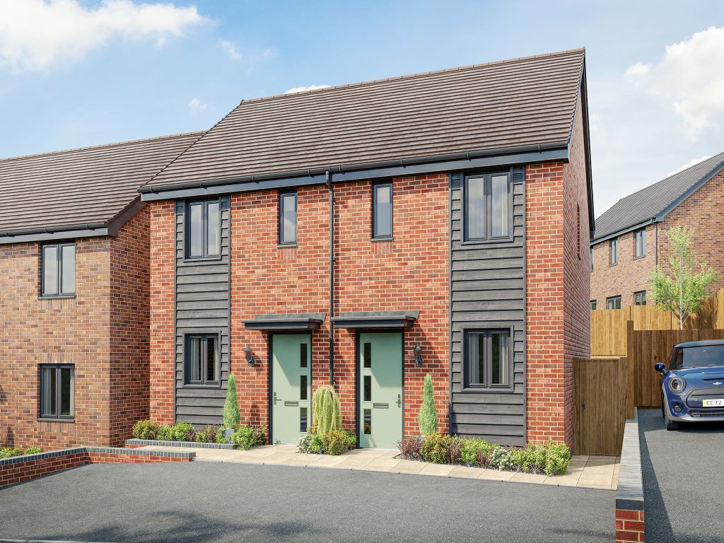 New home, 2 bed end terrace house for sale in "The Alnmouth" at Rose Hill, Stafford ST16, £234,950