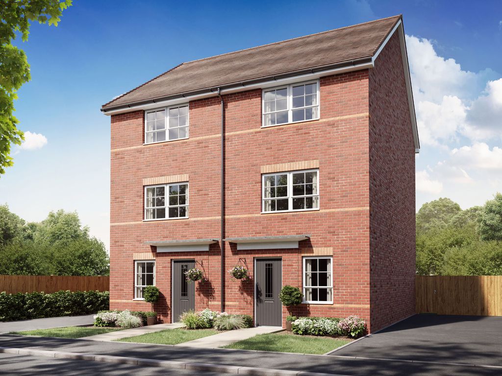 New home, 4 bed semi-detached house for sale in "Haversham" at Spectrum Avenue, Rugby CV22, £389,995