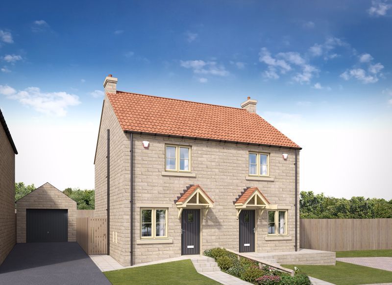 New home, 2 bed semi-detached house for sale in The Henley At The Coast, Burniston, Scarborough YO13, £204,950