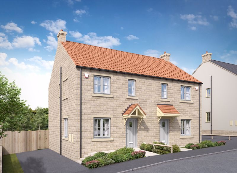 New home, 3 bed semi-detached house for sale in The Ashby At The Coast, Burniston, Scarborough YO13, £279,950
