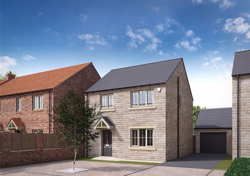 New home, 3 bed detached house for sale in The Newton At Hawthorne Fields, Rufforth, York YO23, £399,950