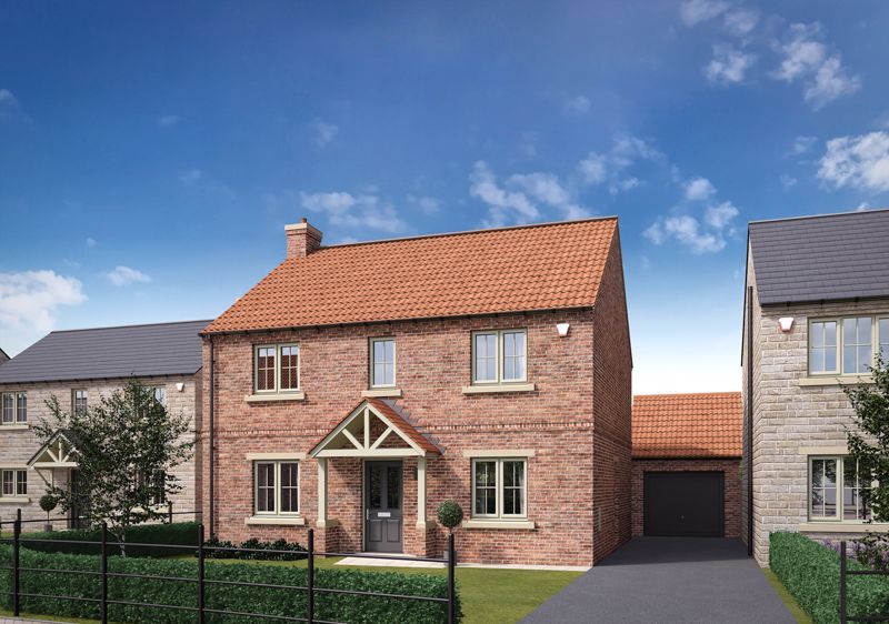 New home, 4 bed detached house for sale in The Chatsworth At Hawthorne Fields, Rufforth, York YO23, £599,950