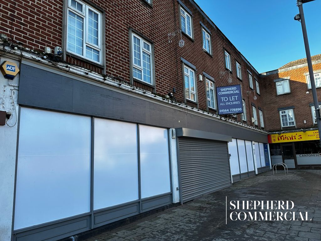 Retail premises to let in Station Road, Solihull B93, £80,000 pa