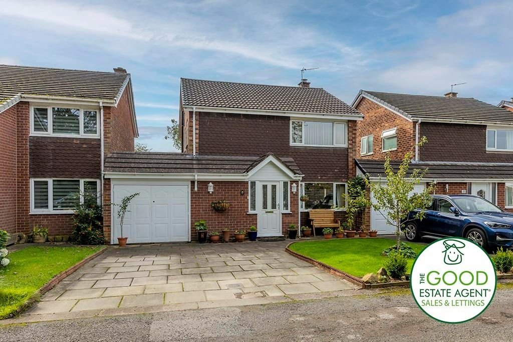 4 bed detached house for sale in Langley Drive, Wilmslow SK9, £465,000