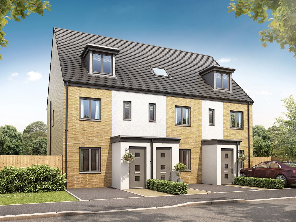 New home, 3 bed terraced house for sale in "The Carleton" at Primrose Lane, Newcastle Upon Tyne NE13, £205,950