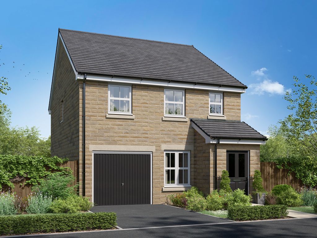 New home, 3 bed detached house for sale in "The Glenmore" at Netherton Moor Road, Netherton, Huddersfield HD4, £289,950