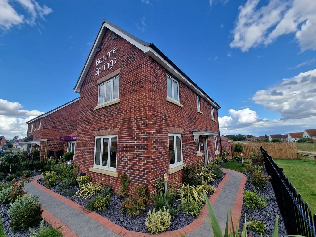 New home, 3 bed detached house for sale in Bourne Springs, Bourne PE10, £269,950