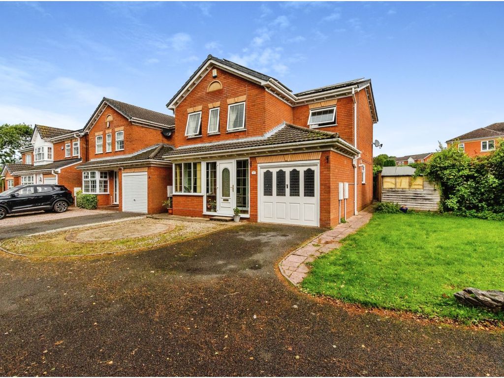 4 bed detached house for sale in Foxfields Way, Huntington, Cannock WS12, £340,000