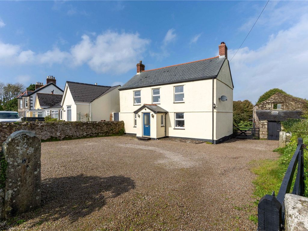 3 bed detached house for sale in Kenneggy Downs, Rosudgeon, Penzance, Cornwall TR20, £620,000