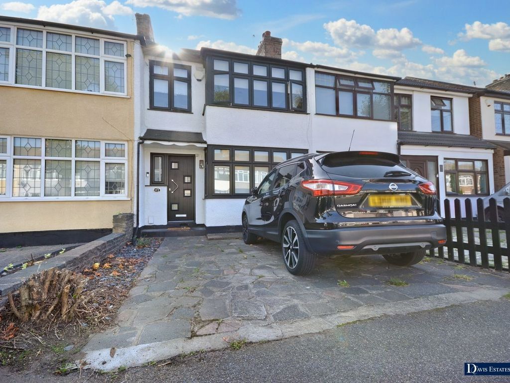 3 bed terraced house for sale in Birch Crescent, Ardleigh Green, Hornchurch RM11, £450,000