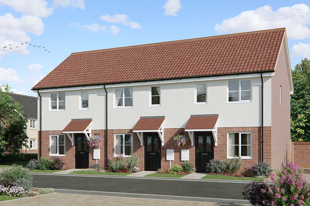 New home, 2 bed end terrace house for sale in New Street, Stradbroke, Eye IP21, £250,000