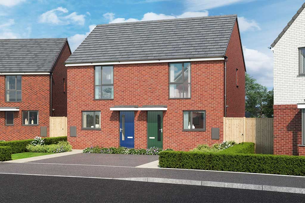New home, 2 bed semi-detached house for sale in "The Buttercup" at Goscote Lodge Crescent, Walsall WS3, £209,950