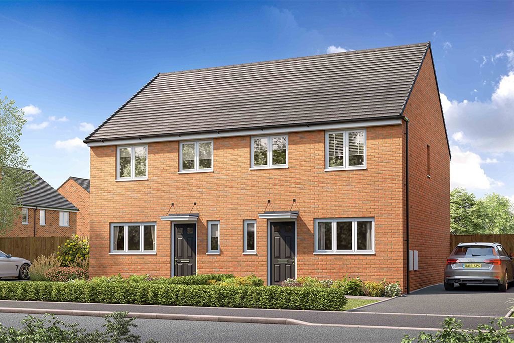 New home, 3 bed property for sale in "The Caddington" at Stallings Lane, Kingswinford DY6, £279,950