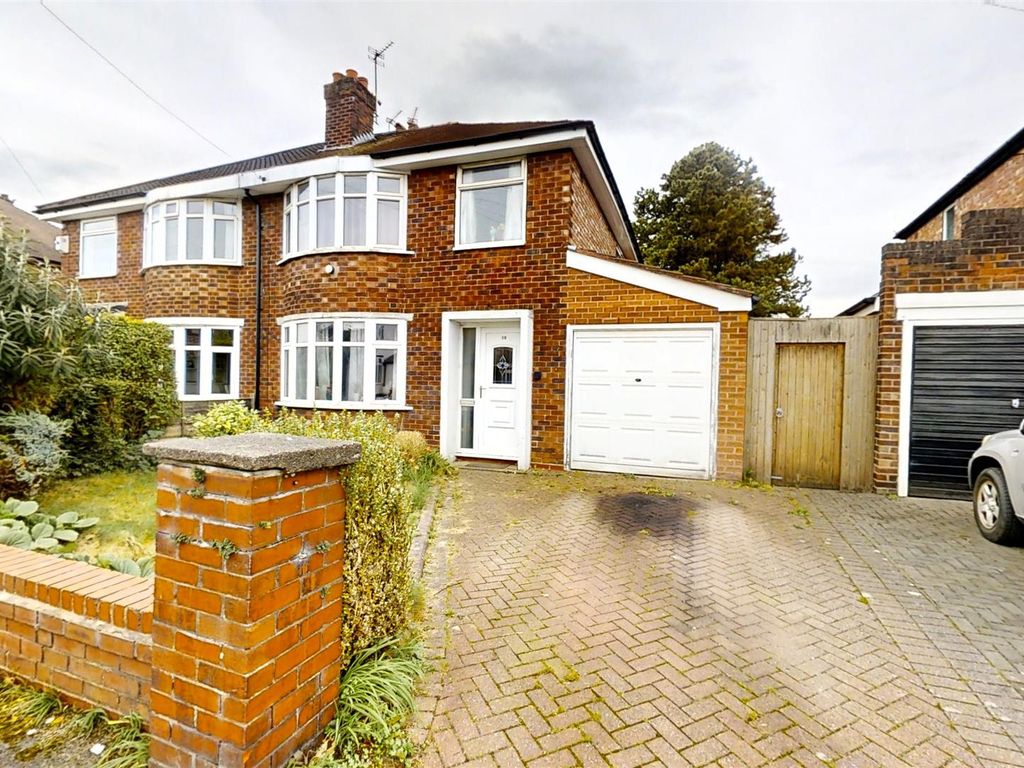 3 bed semi-detached house for sale in Wallingford Road, Urmston, Manchester M41, £340,000