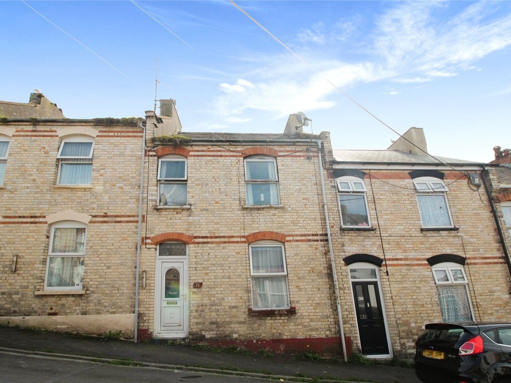 3 bed terraced house for sale in Victoria Road, Ilfracombe EX34, £150,000