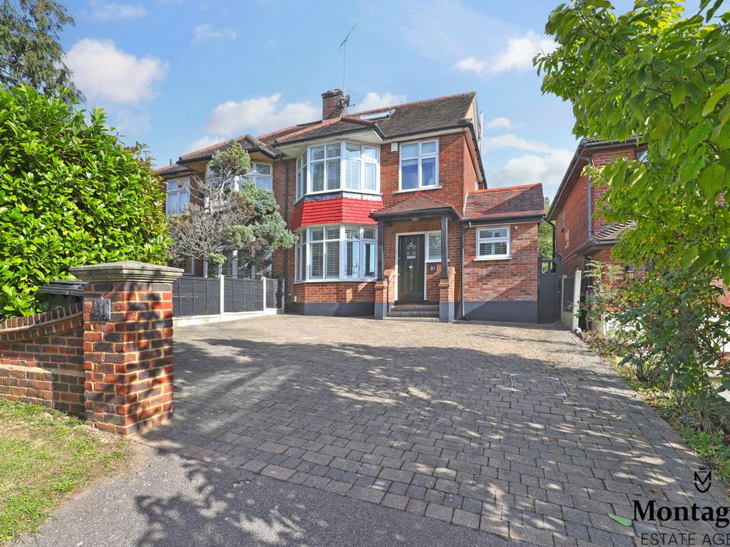 4 bed semi-detached house for sale in Bower Hill, Epping CM16, £825,000
