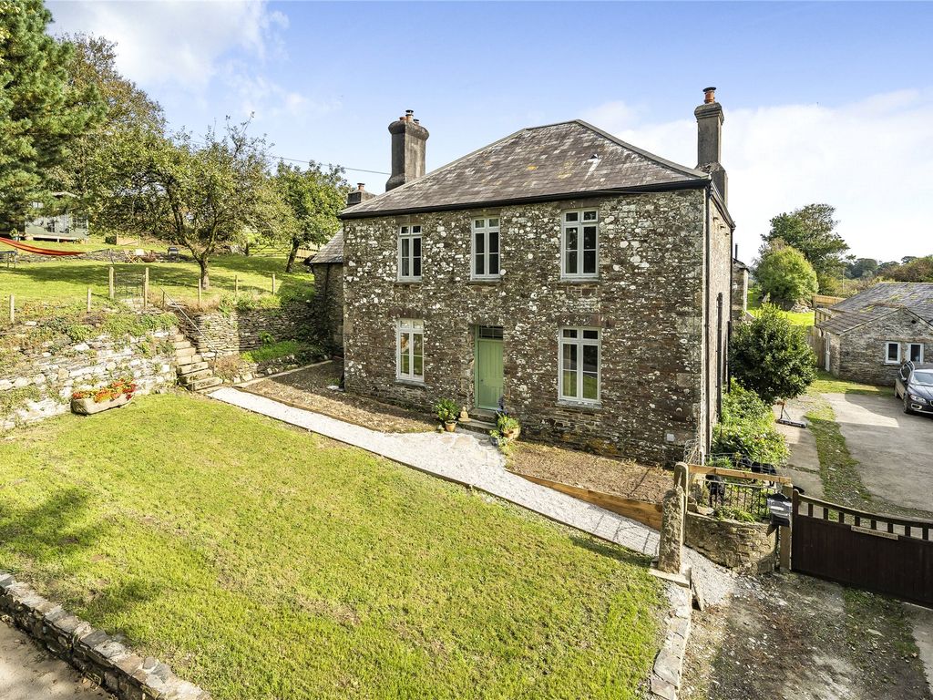 5 bed detached house for sale in Alston, Callington, Cornwall PL17, £595,000
