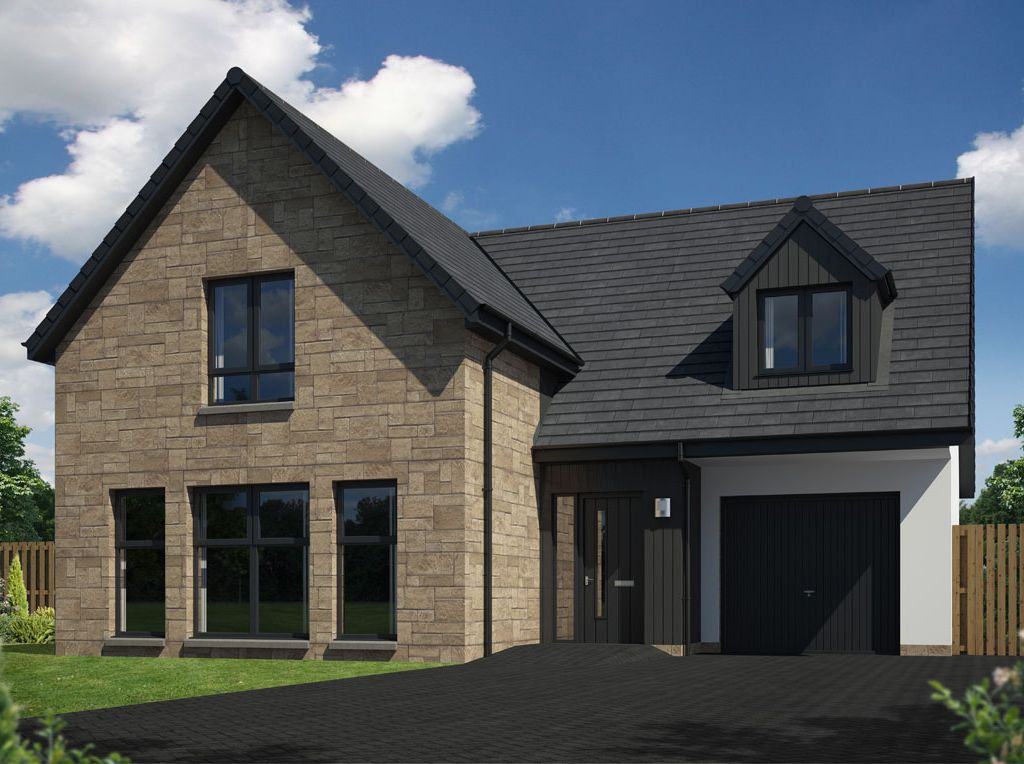 New home, 4 bed detached house for sale in Nethergray Entry, Dundee DD2, £465,000