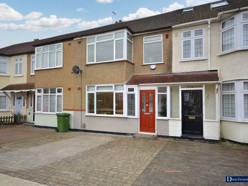 3 bed terraced house for sale in Amery Gardens, Gidea Park, Romford RM2, £500,000