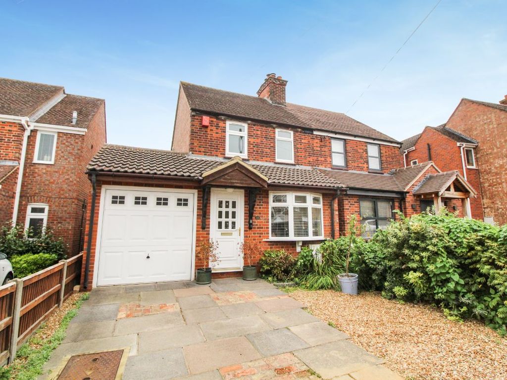 3 bed semi-detached house for sale in New Road, Bromham, Bedford MK43, £350,000