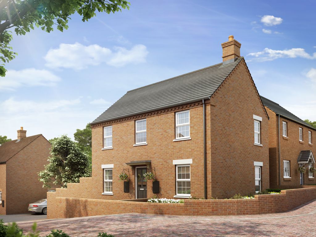 New home, 3 bed detached house for sale in "The Radstone Corner" at Heathencote, Towcester NN12, £389,950