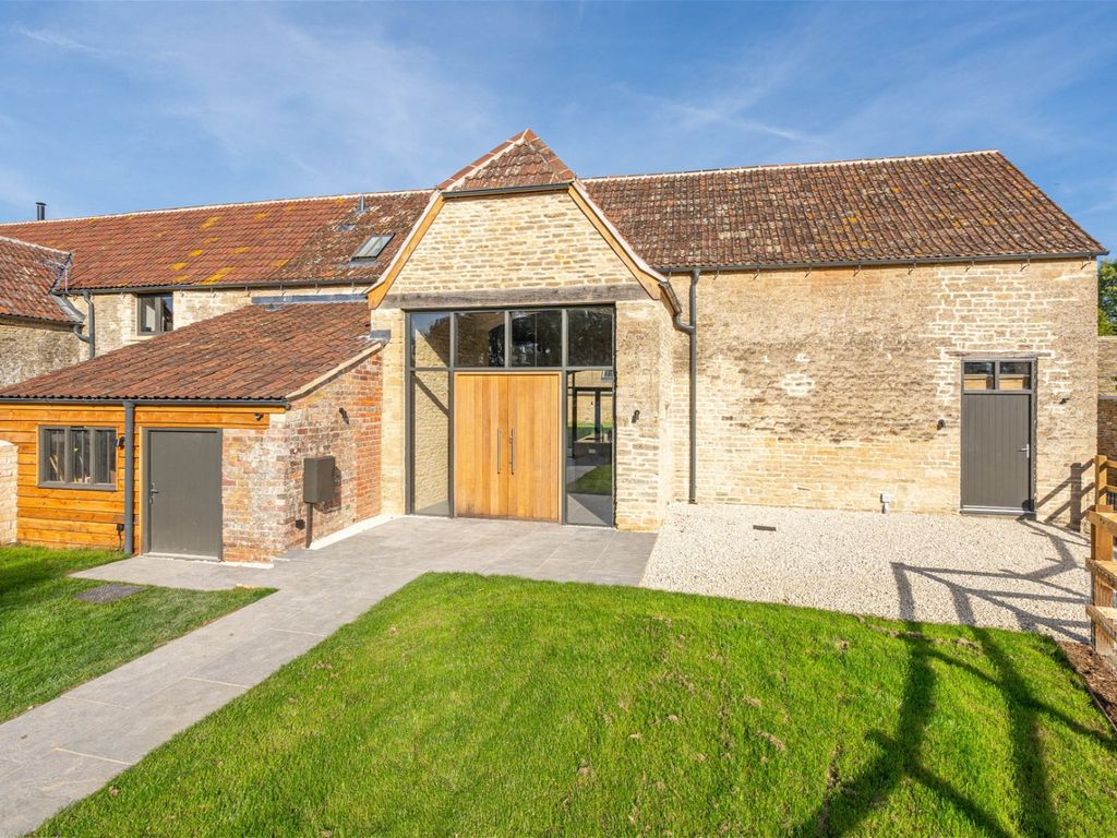 3 bed barn conversion for sale in The Street, Grittleton, Chippenham SN14, £975,000