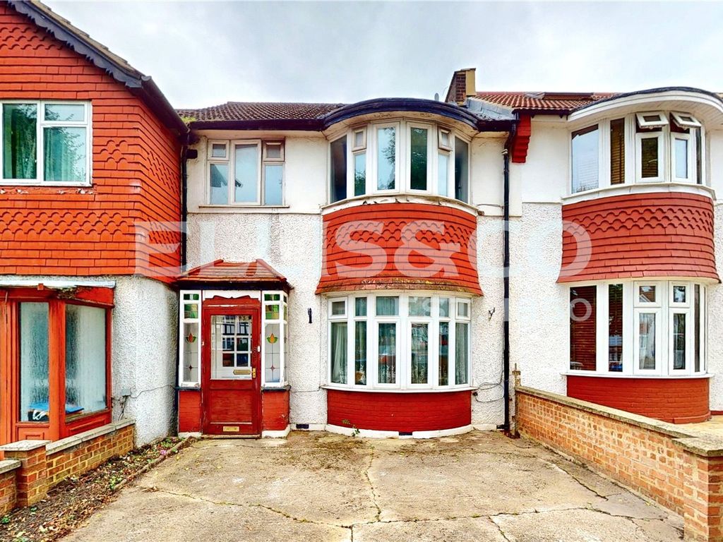 3 bed terraced house for sale in Harrow Road, Wembley HA9, £550,000