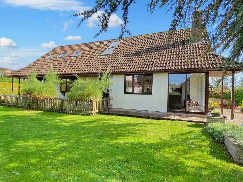 4 bed detached bungalow for sale in Wall Green, Axbridge, Somerset. BS26, £595,000