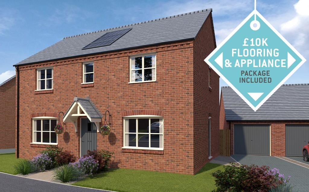 New home, 4 bed detached house for sale in Highstairs Lane, Stretton, Alfreton DE55, £399,950