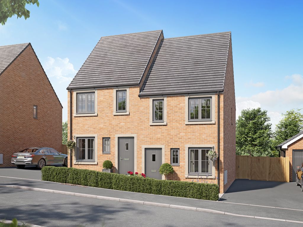 New home, 2 bed semi-detached house for sale in "The Sunderland" at Dale Road South, Darley Dale, Matlock DE4, £235,000