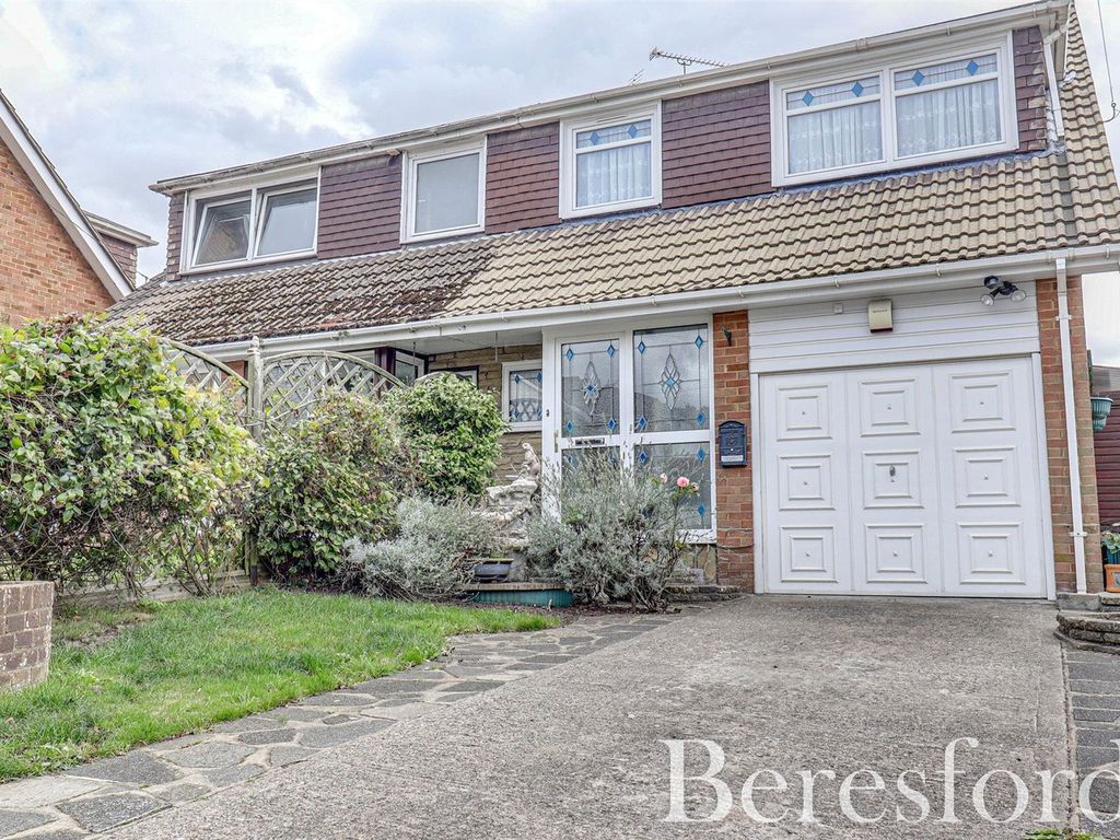 3 bed semi-detached house for sale in Mayfield Gardens, Brentwood CM14, £460,000