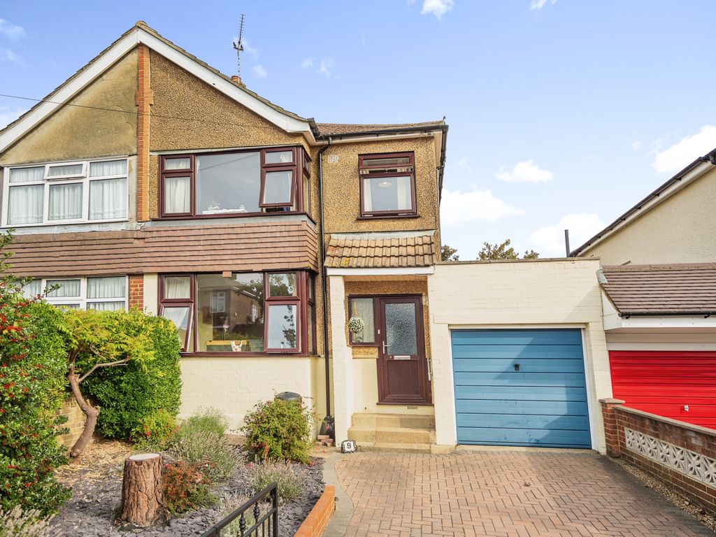 3 bed semi-detached house for sale in Valley View Road, Rochester, Kent ME1, £400,000