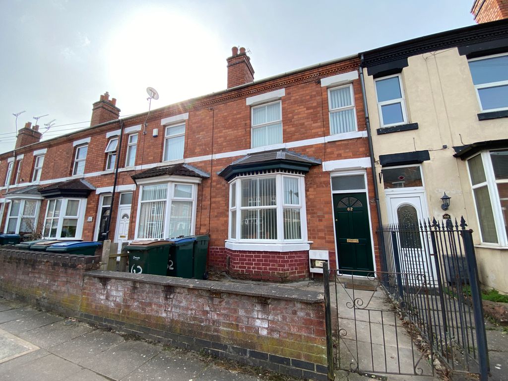 3 bed terraced house to rent in Stanley Road, Earlsdon, Coventry CV5, £1,000 pcm