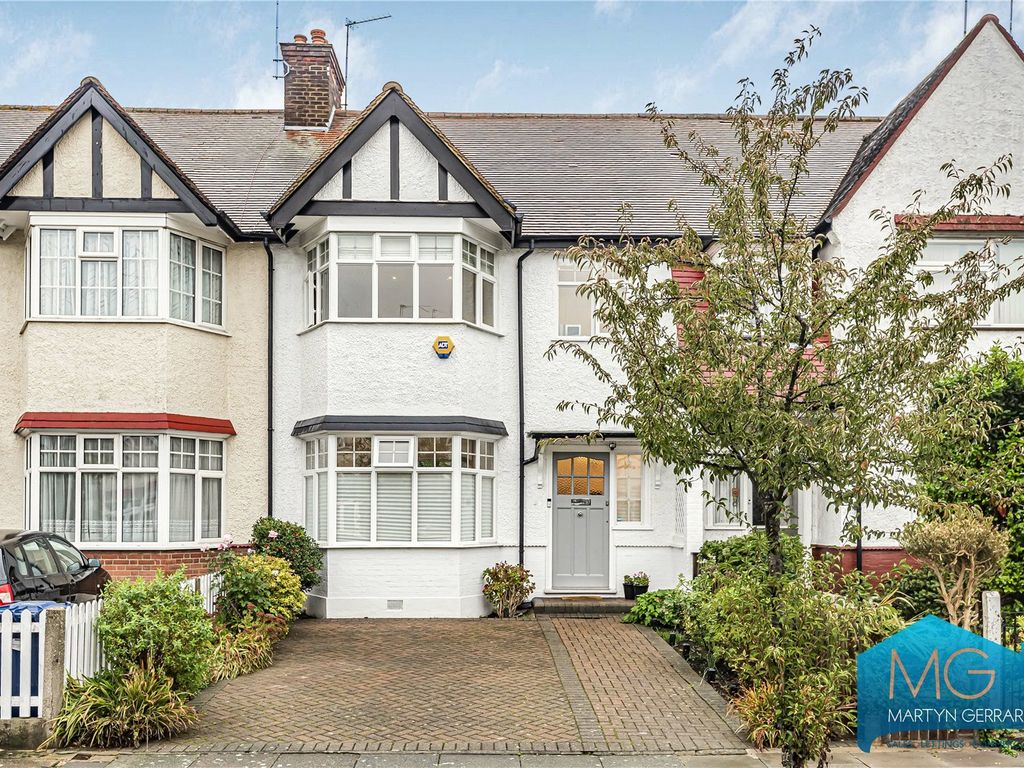 3 bed terraced house for sale in Cadogan Gardens, Finchley Central, London N3, £950,000