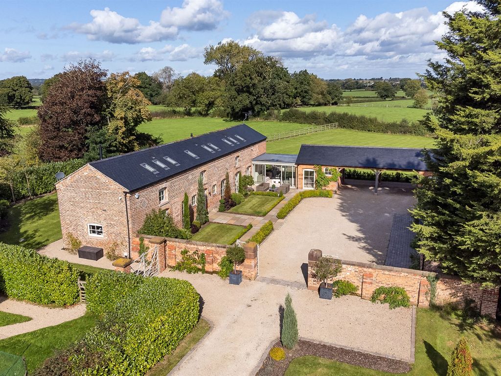 4 bed detached house for sale in Hall Lane, Haughton, Tarporley CW6, £1,695,000