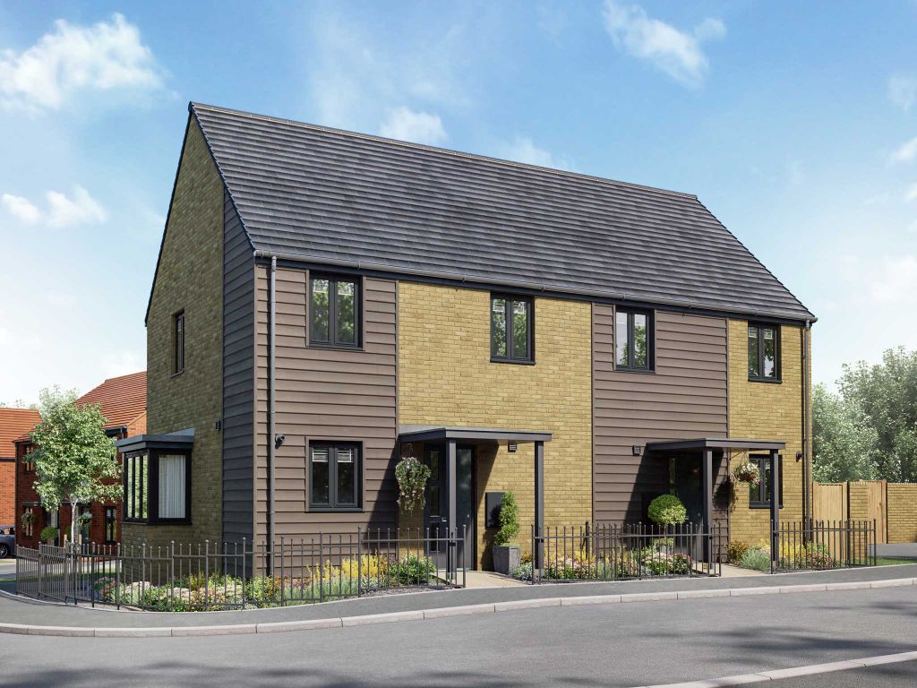 New home, 1 bed semi-detached house for sale in "The Wilby" at Fitzhugh Rise, Wellingborough NN8, £194,950