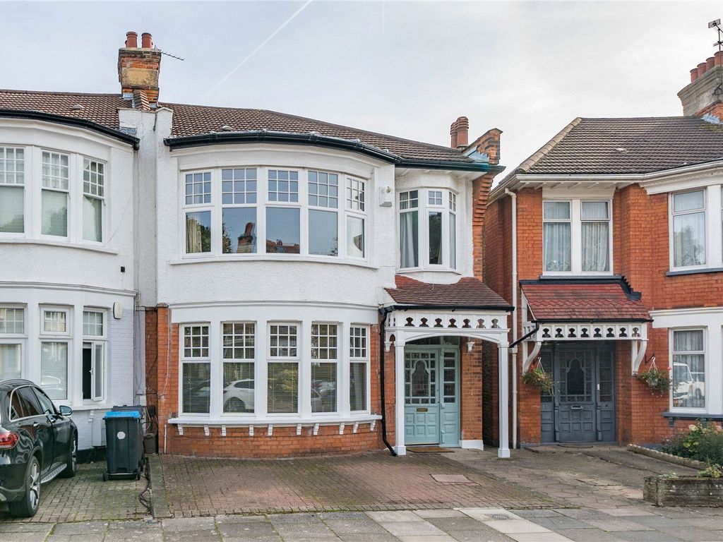 4 bed end terrace house for sale in Cranley Gardens, Palmers Green, London N13, £1,000,000
