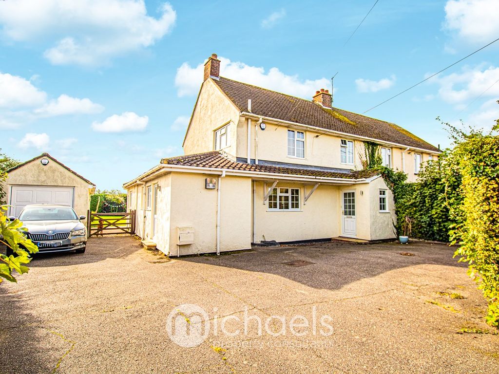 3 bed semi-detached house for sale in Ravens Crescent, Felsted, Dunmow CM6, £495,000