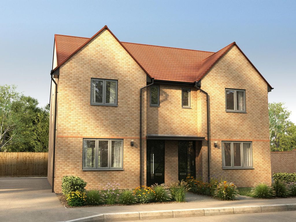 New home, 3 bed semi-detached house for sale in "The Keswick" at Great Horwood Road, Winslow, Buckingham MK18, £375,000